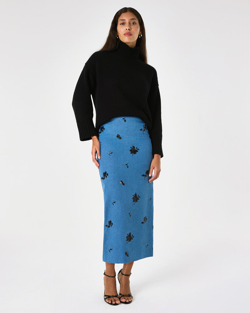 Brigitte Denim Skirt - Blue media 2