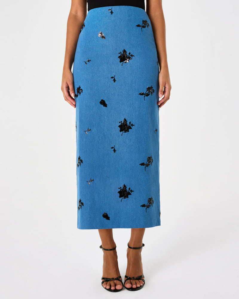 Brigitte Denim Skirt - Blue media 3