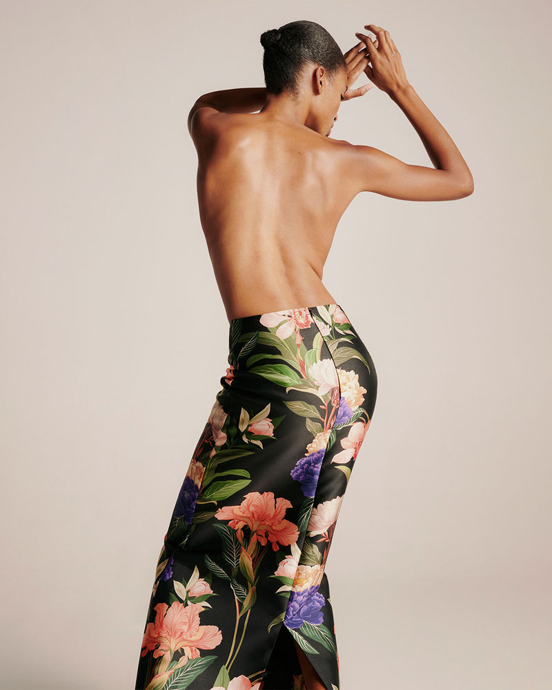 Paz Taffeta Skirt - Majestic Black media 6