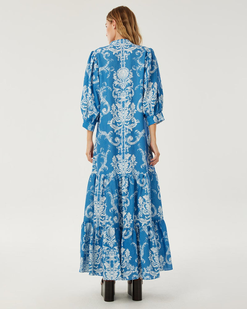 Lourdes Linen Maxi Dress - Barocco