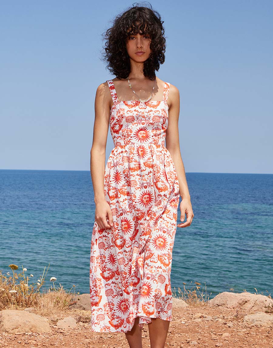 Ninet Cotton Midi Dress