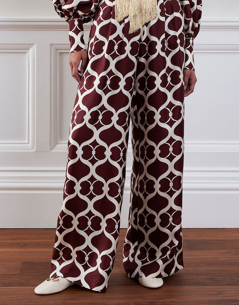 Melia Twill Trouser - Loop Brown media 2