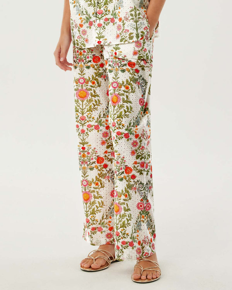 Joshua Broderie Anglaise Trouser - Botanic Eden media 2