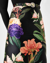 Paz Taffeta Skirt - Majestic Black media 3