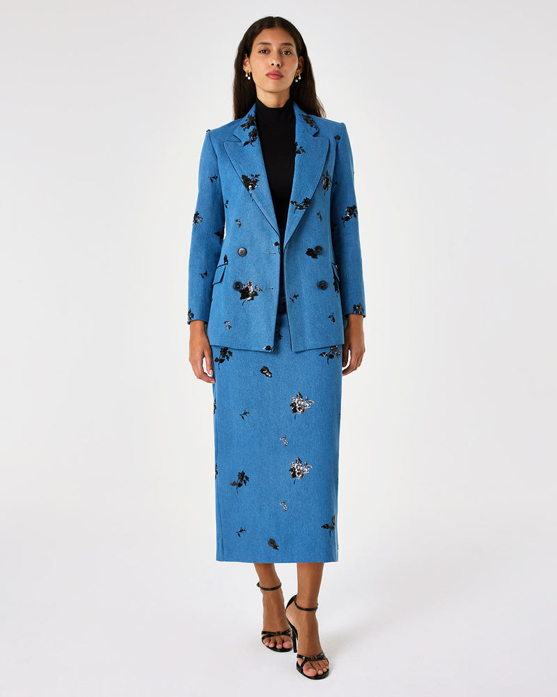 Brigitte Denim Skirt - Blue media 4