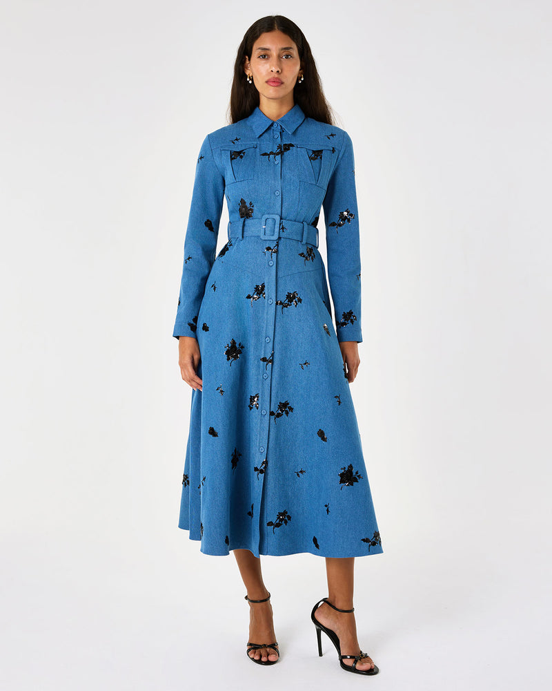 Briele Denim Dress - Blue media 2