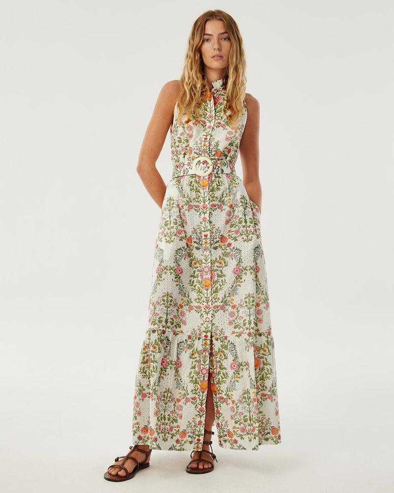 Biba Broderie Anglaise Maxi Dress - Botanic Eden