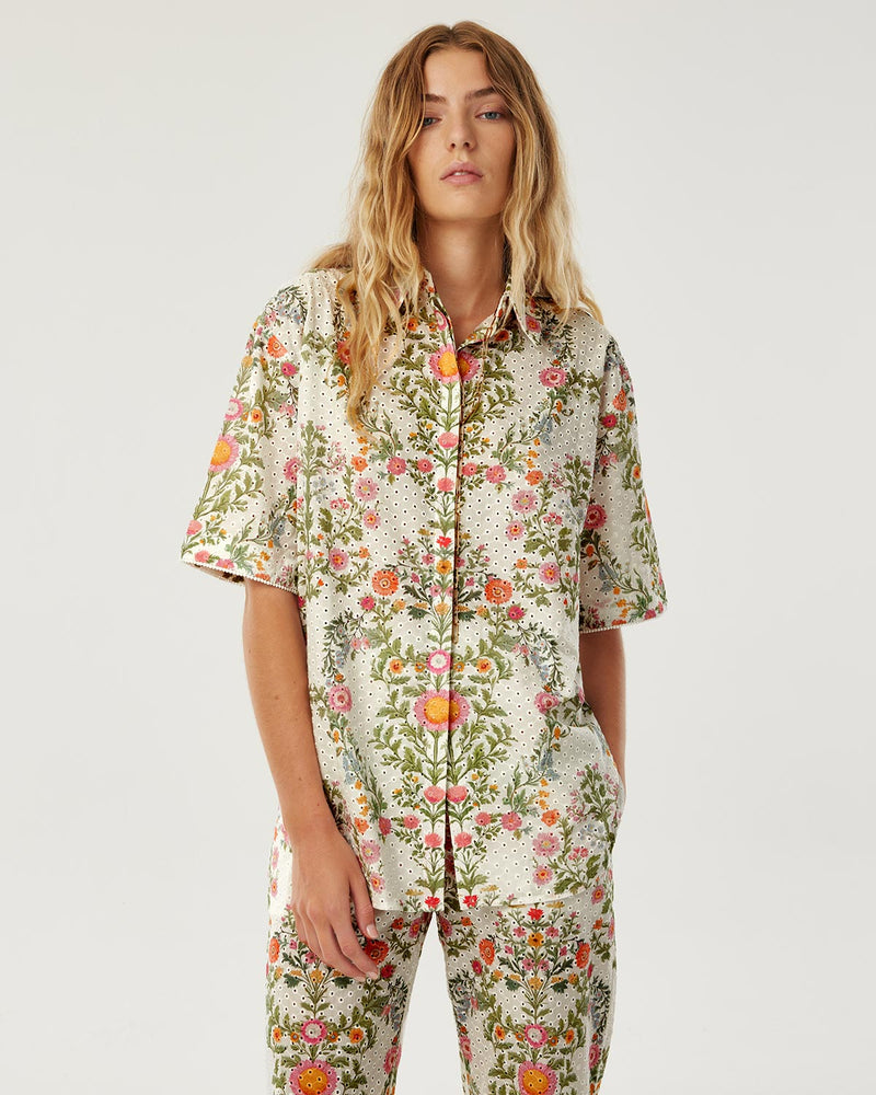 Akari Broderie Anglaise Top - Botanic Eden
