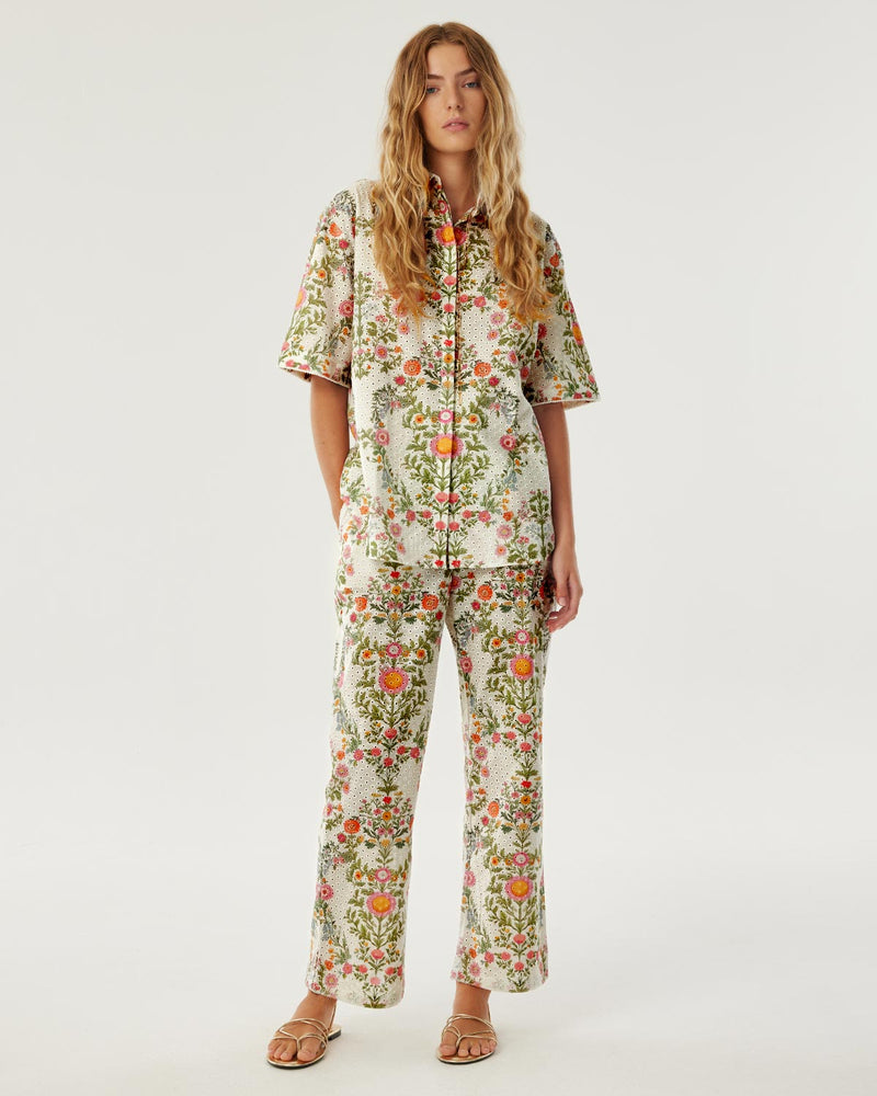 Akari Broderie Anglaise Top - Botanic Eden