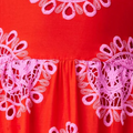 Constance Lace Dress - Red