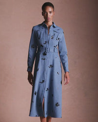 Briele Denim Dress - Blue media 7