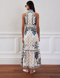 Biba Cotton Maxi Dress - Magical Blossom Cream media 2