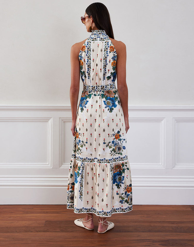 Biba Cotton Maxi Dress - Magical Blossom Cream media 2