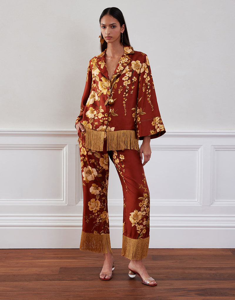 Calliope Twill Jacket - Cherry Blossom Brown media 2