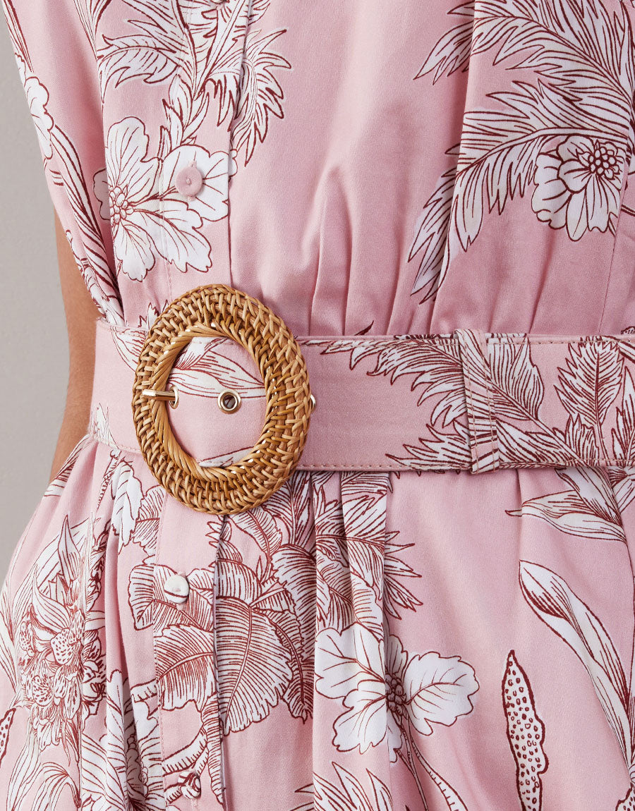 Biba Maxi Dress - Jungle Pink media 3