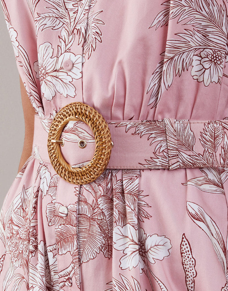 Biba Maxi Dress - Jungle Pink media 3