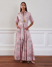 Posie Cotton Maxi Dress - Jungle Pink media 2