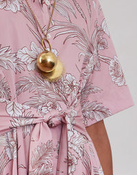 Posie Cotton Maxi Dress - Jungle Pink media 3