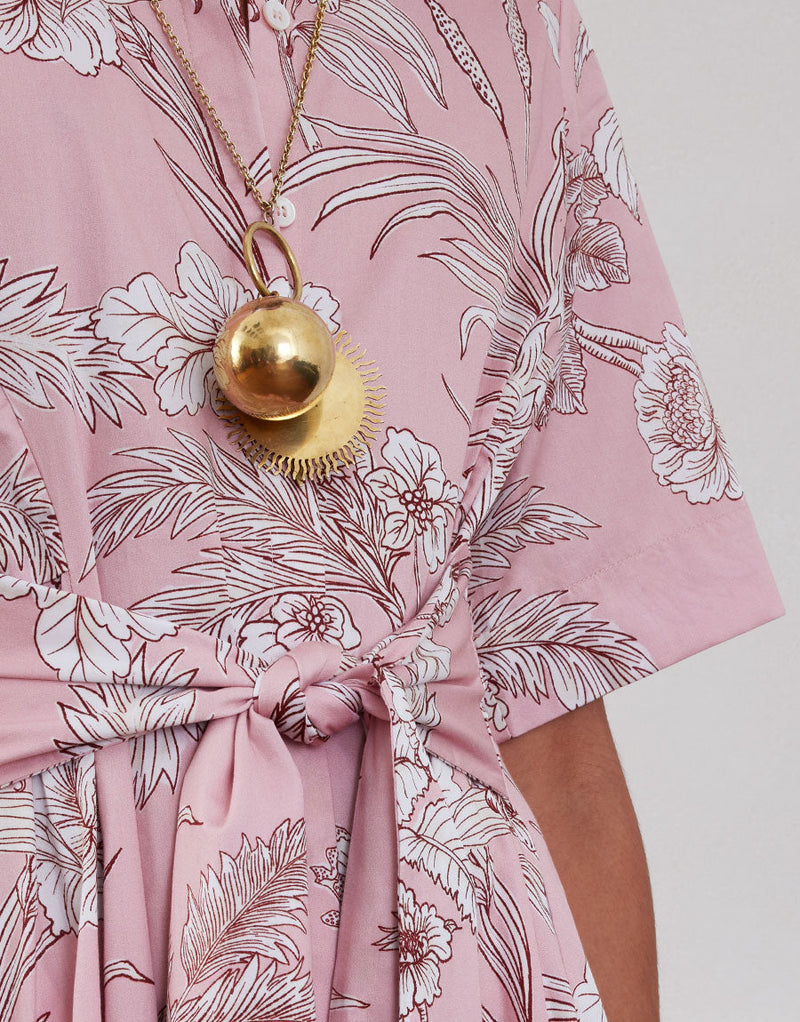 Posie Cotton Maxi Dress - Jungle Pink media 3