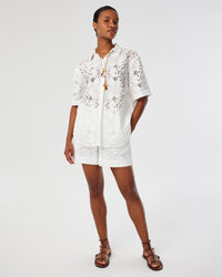 Akari Lace Top - White media 2