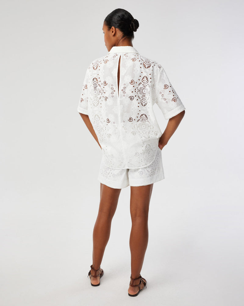Bizzy Lace Shorts - White media 3