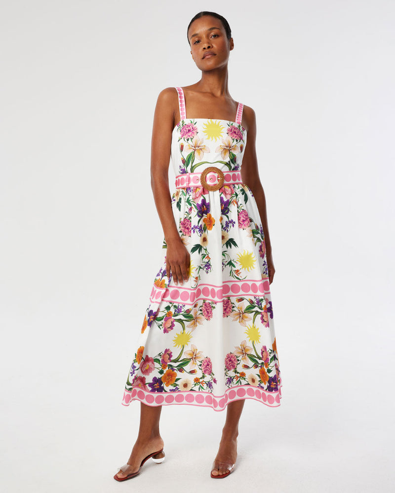 Ninet Cotton Midi Dress - Botanica media 2