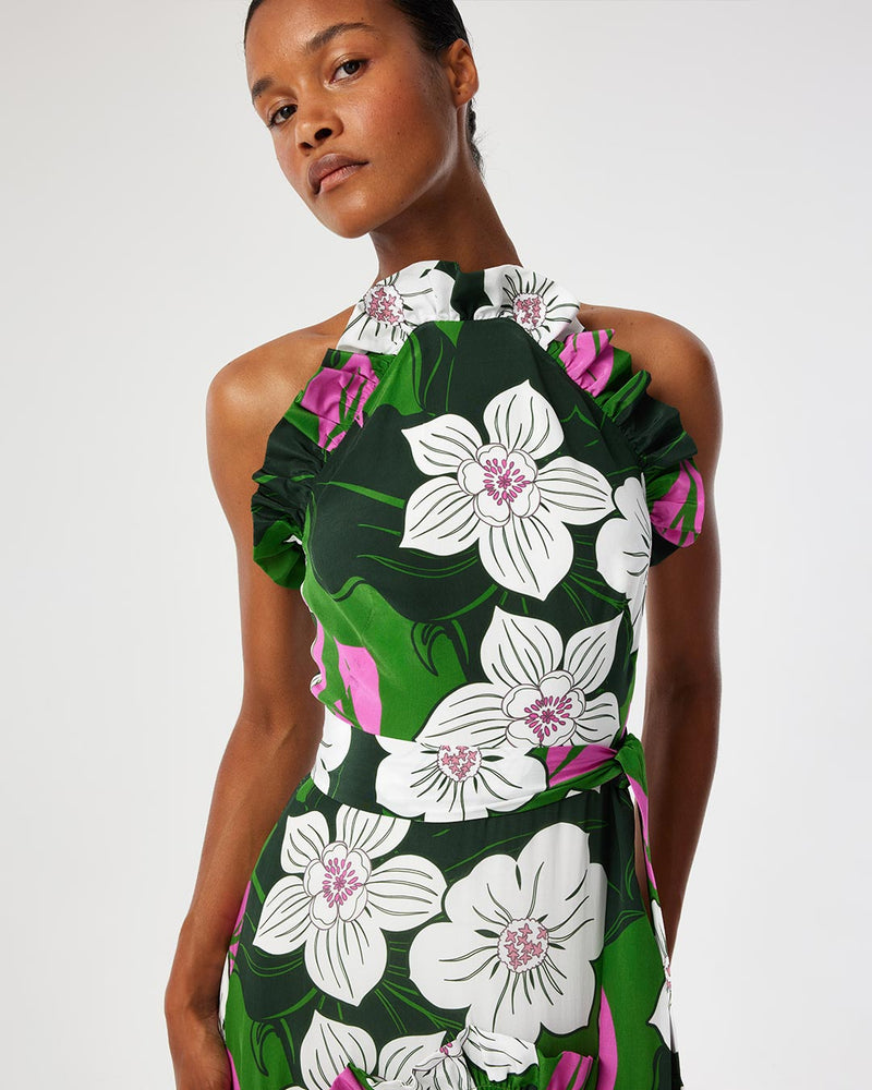 Tatiana Crepe Maxi Dress - Obscura media 2