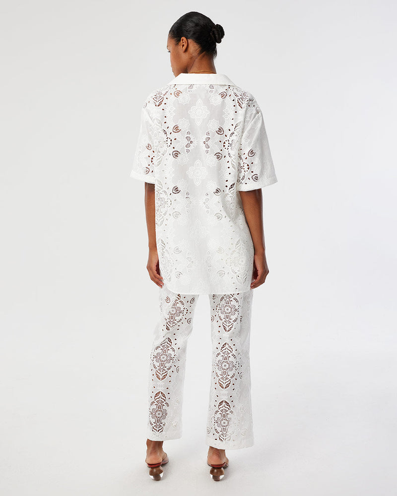 Joshua Lace Trouser - White media 3