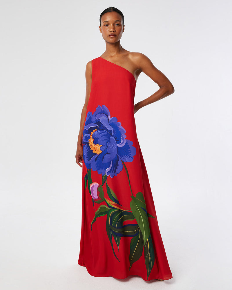 Lani Crepe Maxi Dress - Floral media 1
