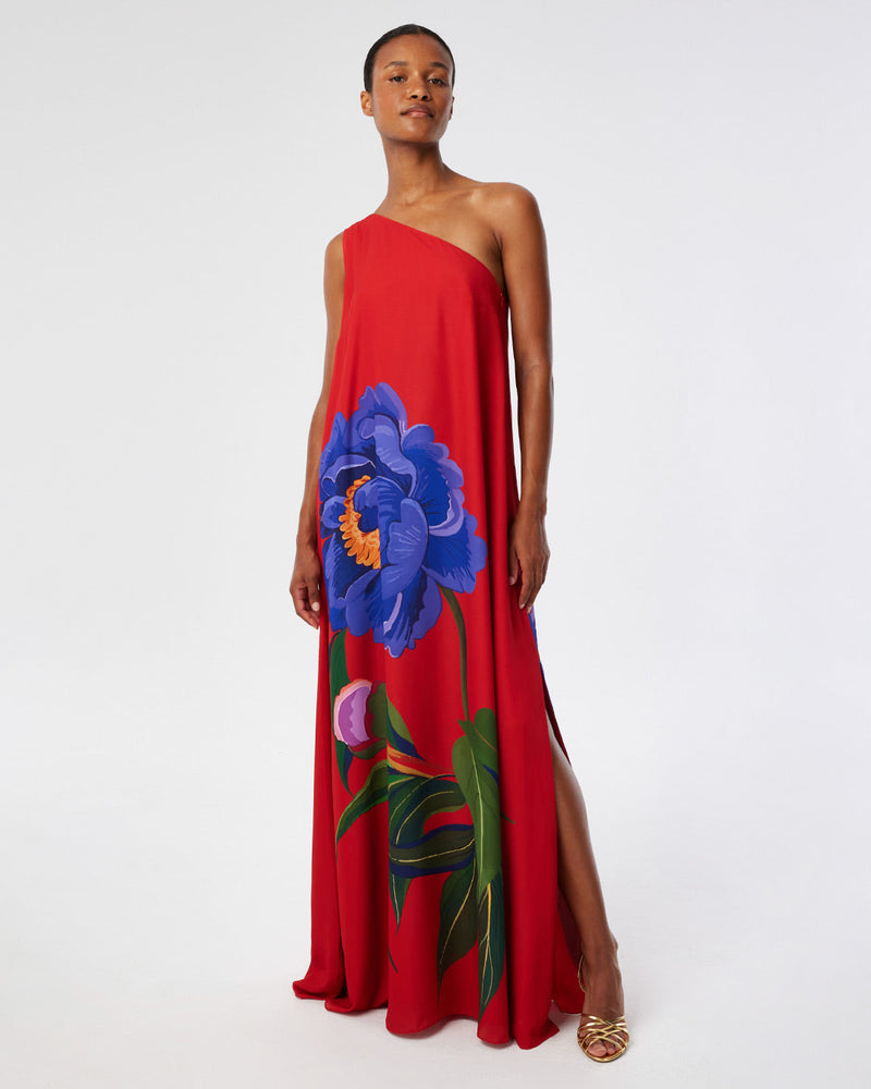 Lani Crepe Maxi Dress - Floral media 3