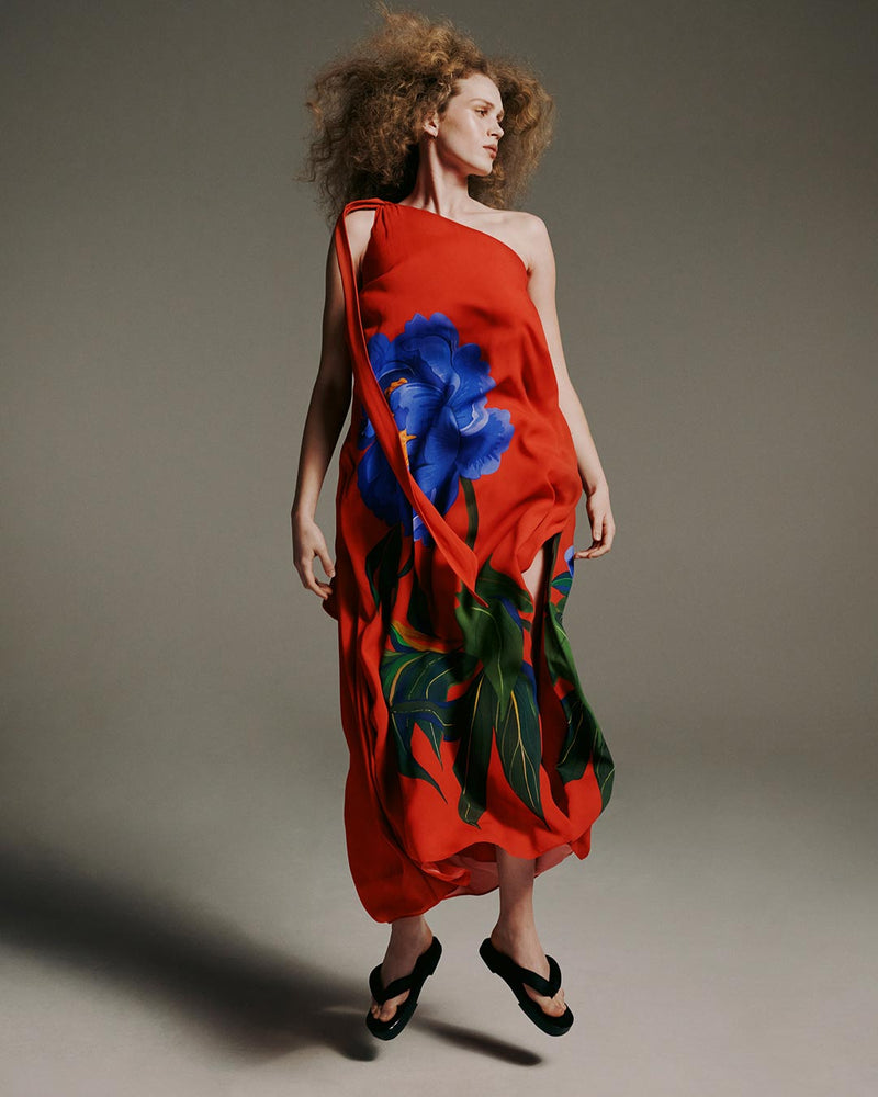 Lani Crepe Maxi Dress - Floral media 6