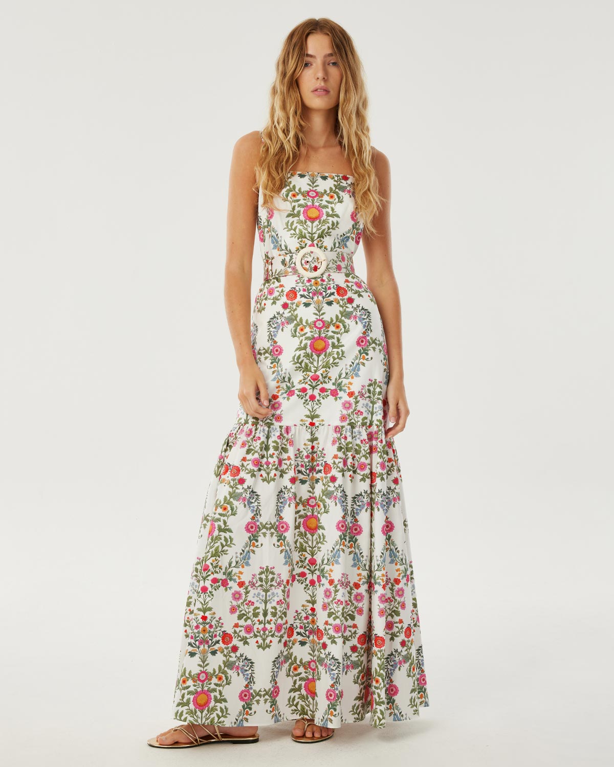 Cordiela Cotton Midi Dress - Botanic Eden media 1