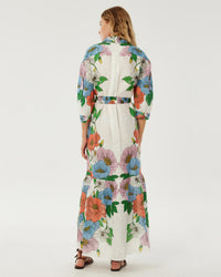 Bianca Linen Maxi Dress - Salento Placement media 3