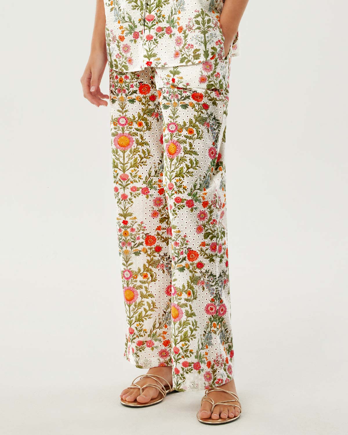 Joshua Broderie Anglaise Trouser - Botanic Eden media 2