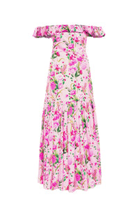 Farrah Cotton Maxi Dress - Antheia Pink