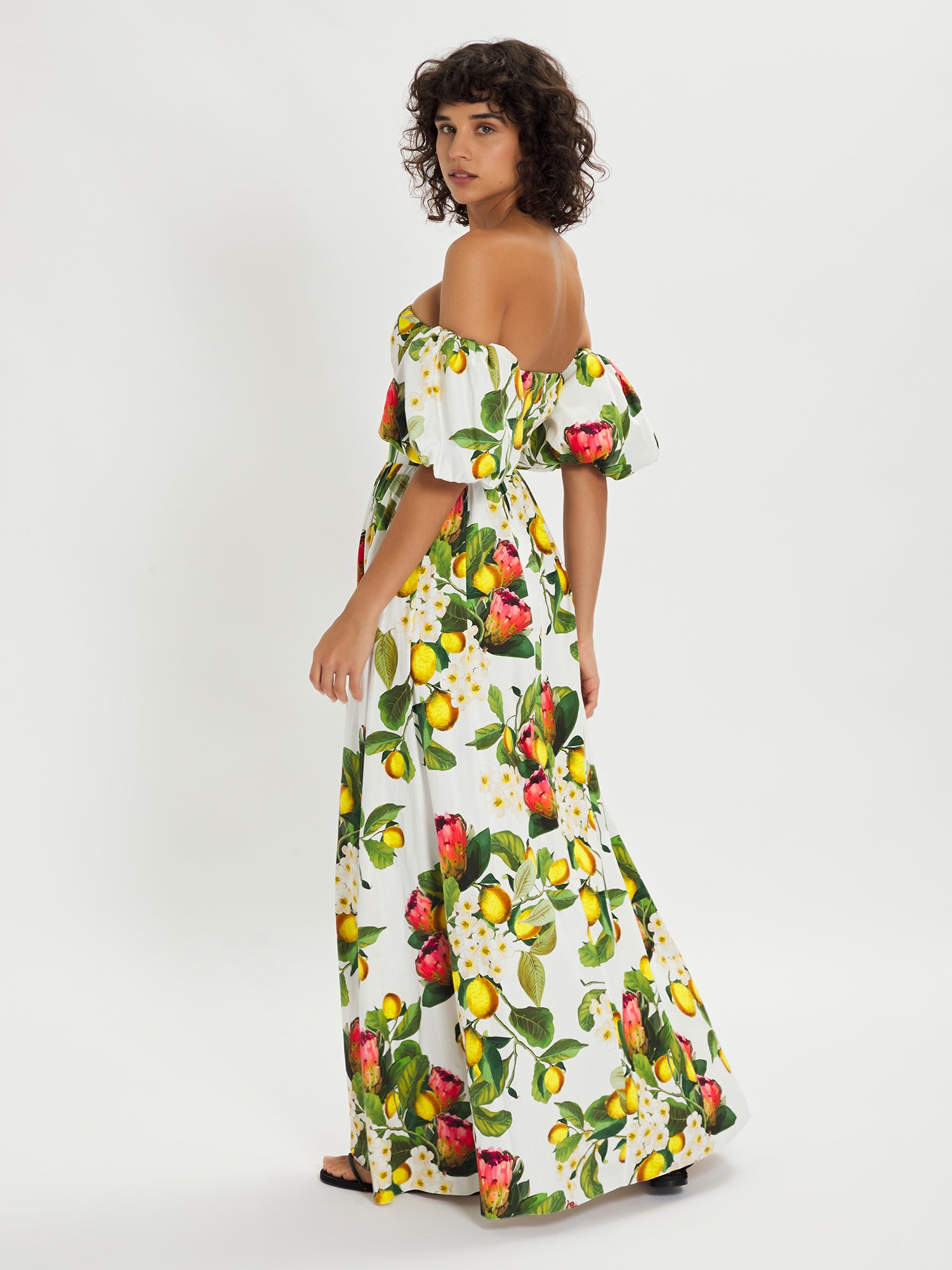 Juliet Strapless Cotton Maxi Dress – Borgo de Nor