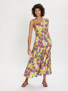Tilda Cotton Strappy Floral Sun Dress